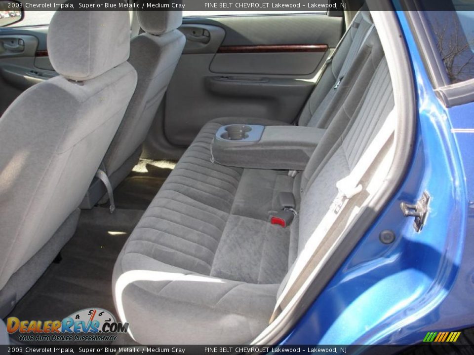 2003 Chevrolet Impala Superior Blue Metallic / Medium Gray Photo #13