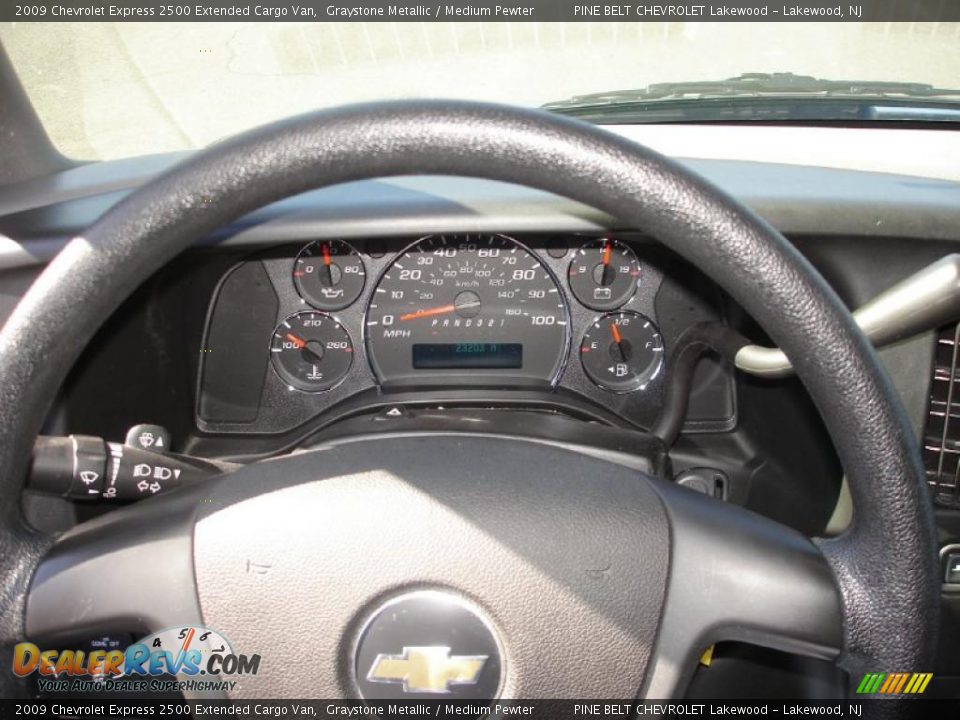 2009 Chevrolet Express 2500 Extended Cargo Van Graystone Metallic / Medium Pewter Photo #15