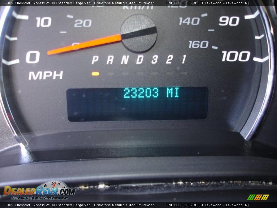 2009 Chevrolet Express 2500 Extended Cargo Van Graystone Metallic / Medium Pewter Photo #18