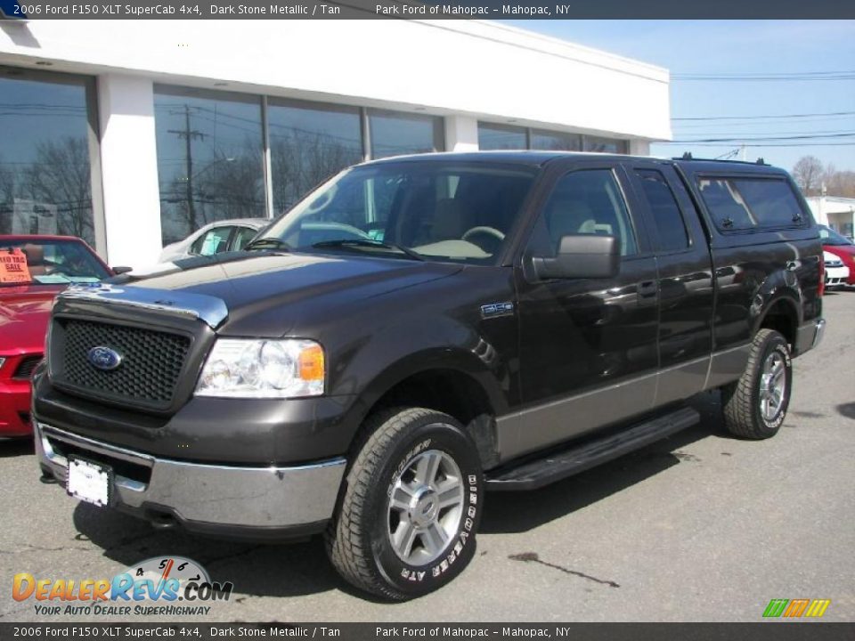 2006 Ford F150 XLT SuperCab 4x4 Dark Stone Metallic / Tan Photo #1