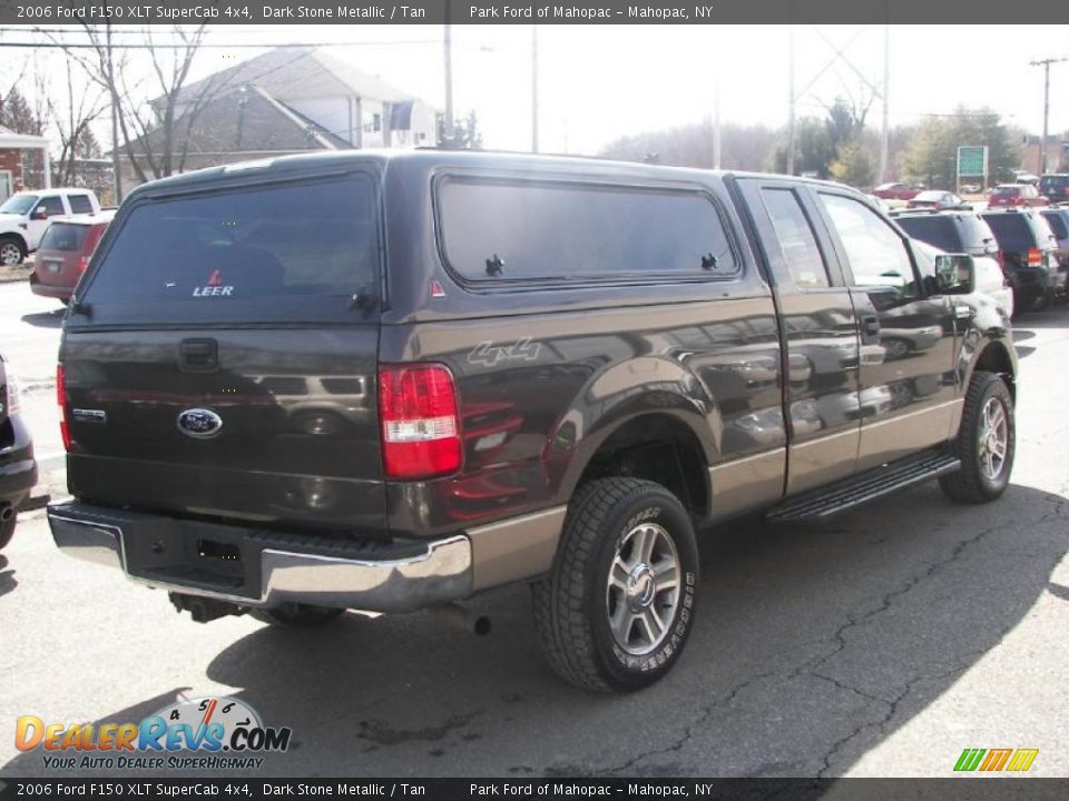 2006 Ford F150 XLT SuperCab 4x4 Dark Stone Metallic / Tan Photo #3
