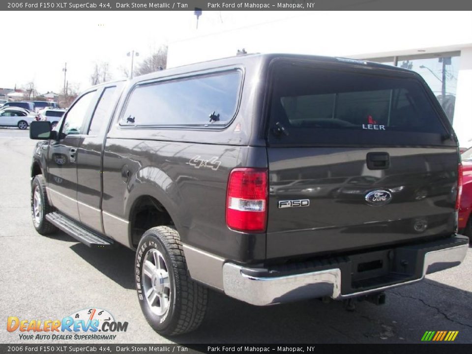 2006 Ford F150 XLT SuperCab 4x4 Dark Stone Metallic / Tan Photo #4