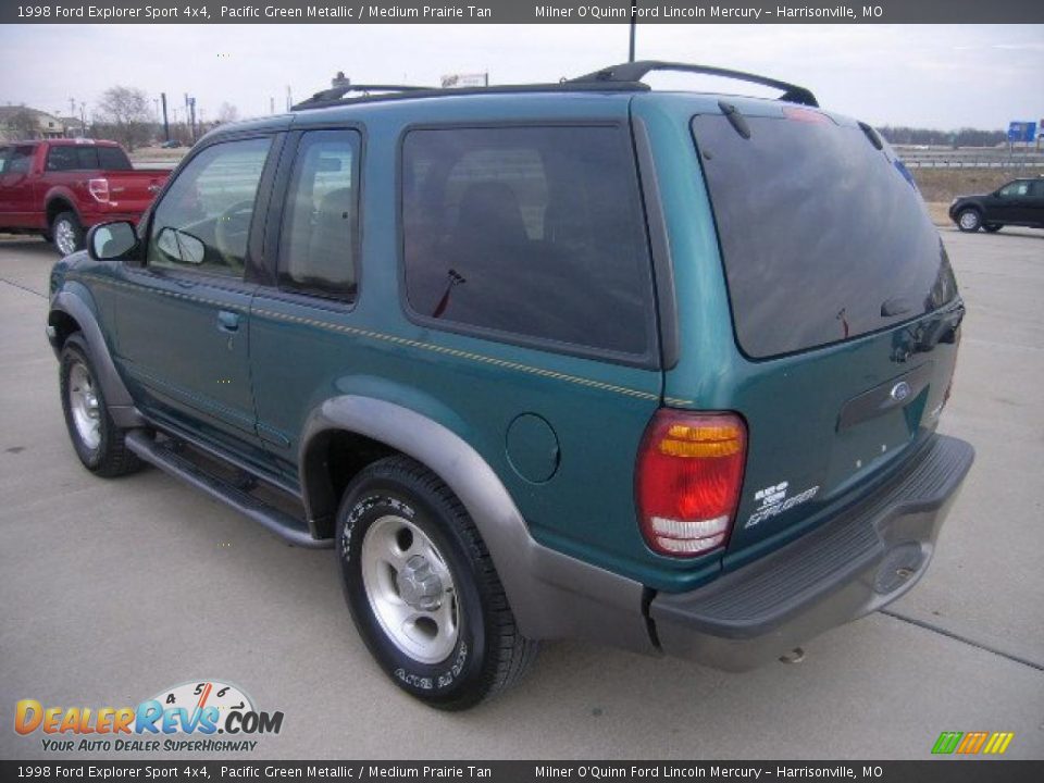 1998 Ford Explorer Sport 4x4 Pacific Green Metallic / Medium Prairie Tan Photo #5