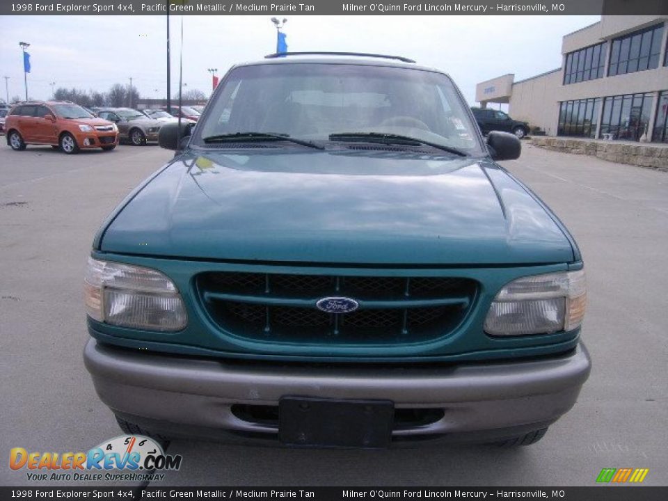 1998 Ford Explorer Sport 4x4 Pacific Green Metallic / Medium Prairie Tan Photo #8