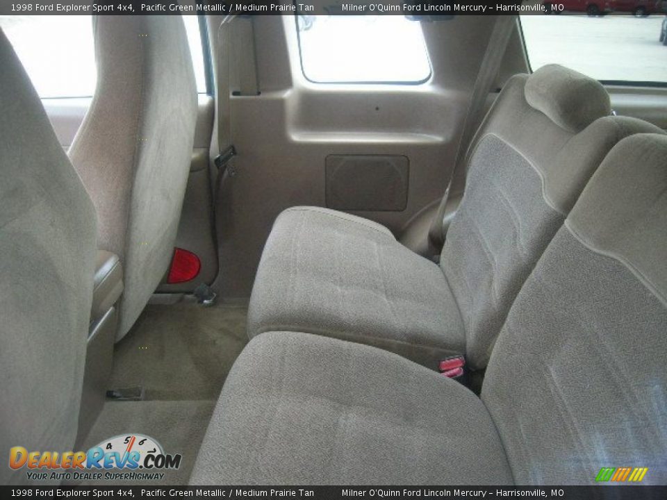 1998 Ford Explorer Sport 4x4 Pacific Green Metallic / Medium Prairie Tan Photo #13