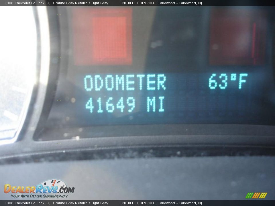 2008 Chevrolet Equinox LT Granite Gray Metallic / Light Gray Photo #17