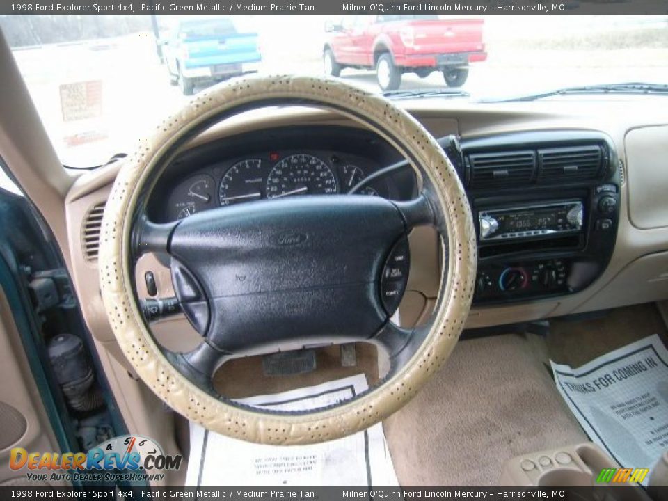 1998 Ford Explorer Sport 4x4 Pacific Green Metallic / Medium Prairie Tan Photo #16