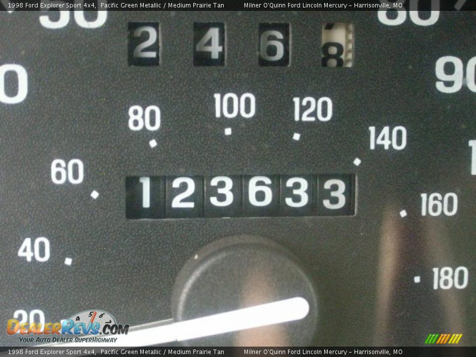 1998 Ford Explorer Sport 4x4 Pacific Green Metallic / Medium Prairie Tan Photo #23