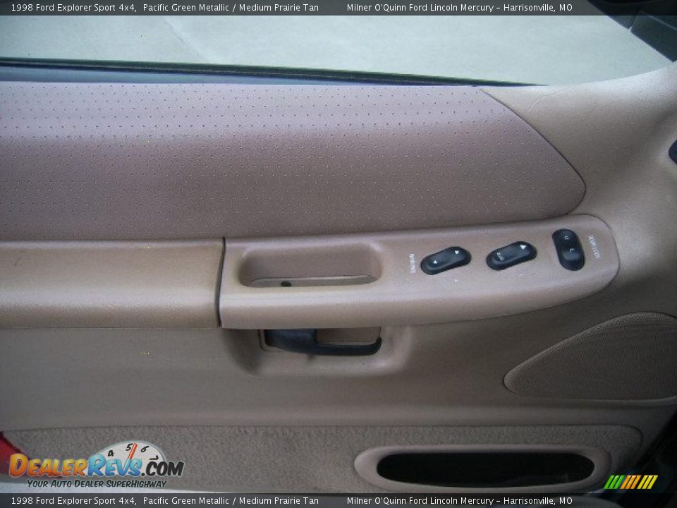 1998 Ford Explorer Sport 4x4 Pacific Green Metallic / Medium Prairie Tan Photo #24