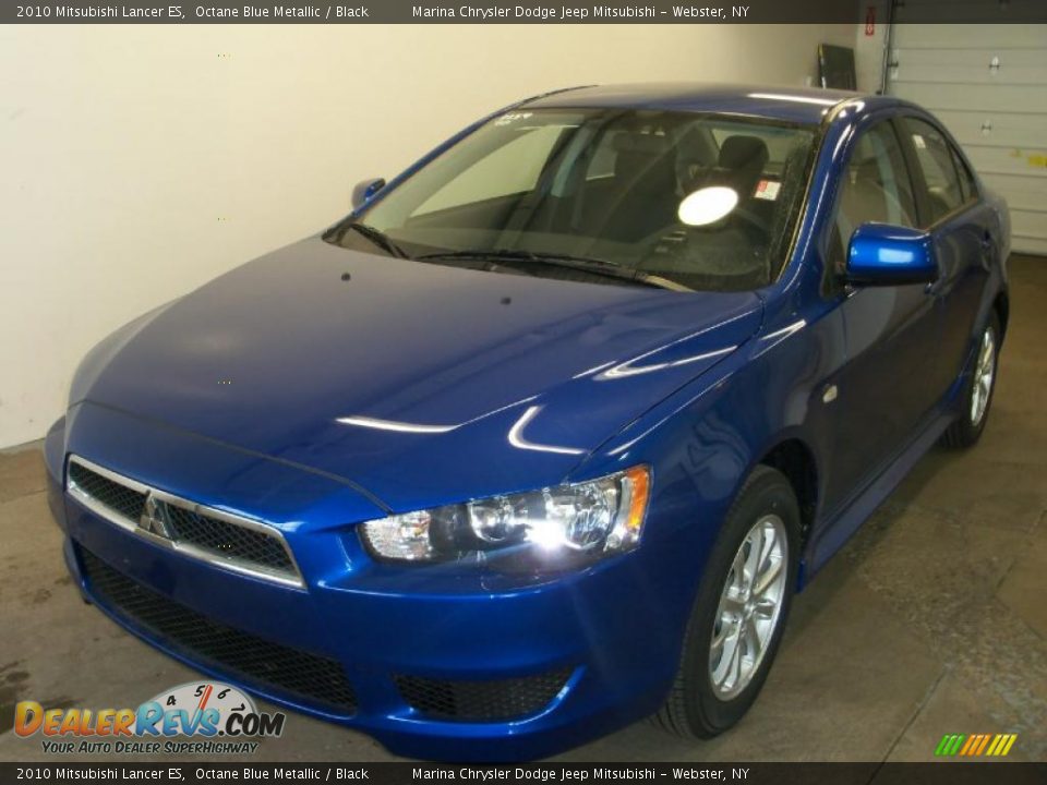 2010 Mitsubishi Lancer ES Octane Blue Metallic / Black Photo #1