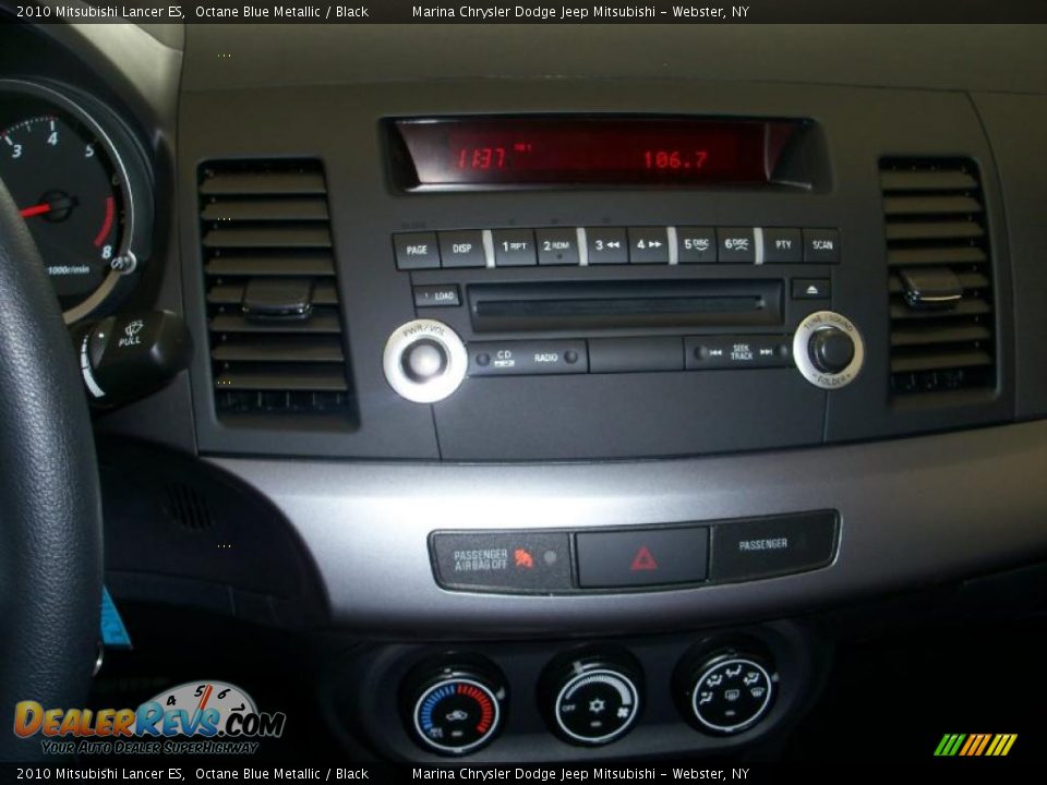 2010 Mitsubishi Lancer ES Octane Blue Metallic / Black Photo #3