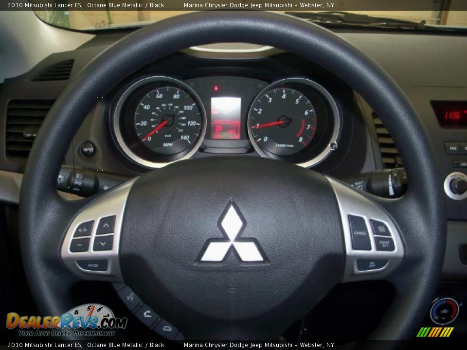 2010 Mitsubishi Lancer ES Octane Blue Metallic / Black Photo #5