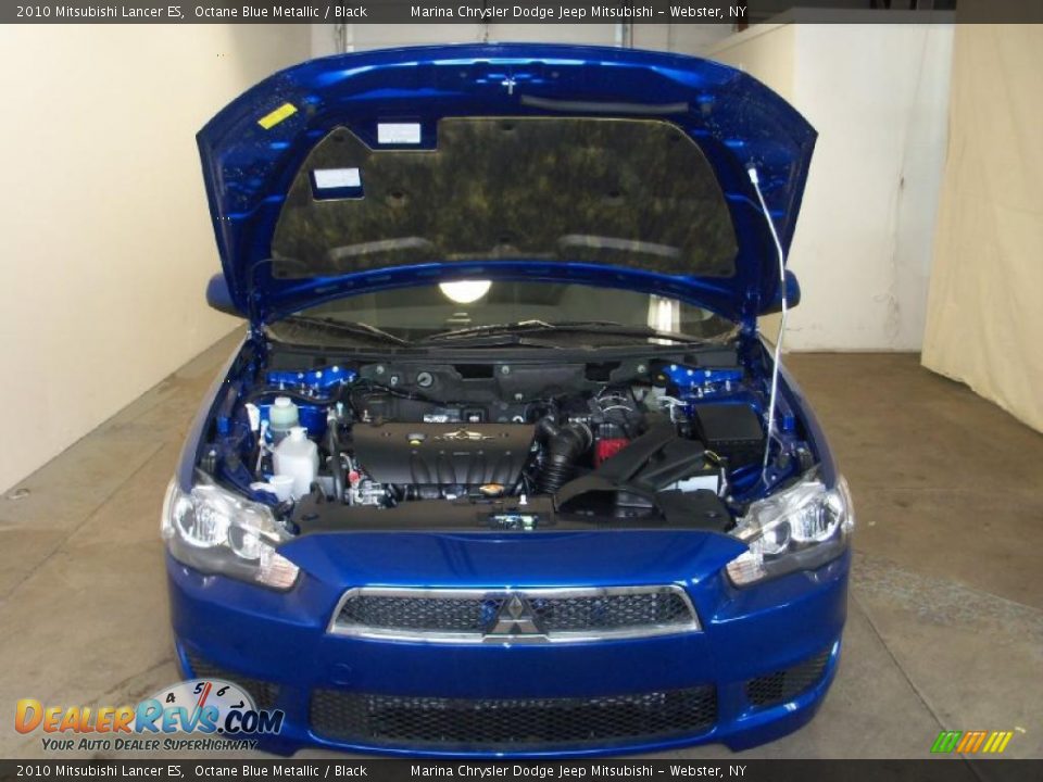 2010 Mitsubishi Lancer ES Octane Blue Metallic / Black Photo #11