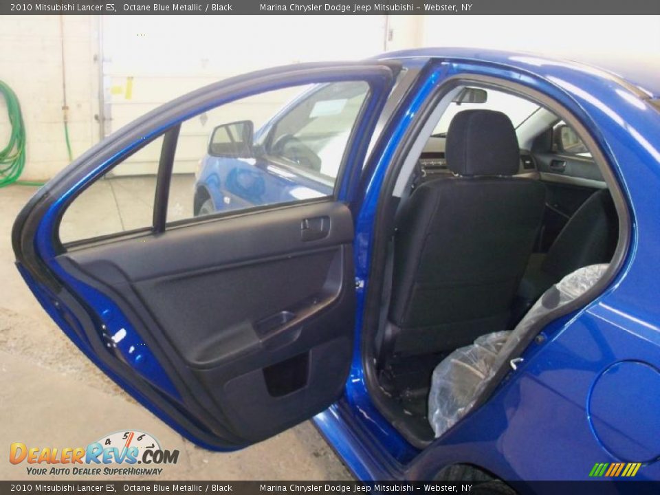 2010 Mitsubishi Lancer ES Octane Blue Metallic / Black Photo #14