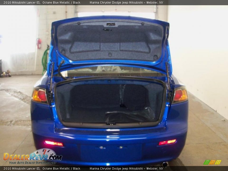 2010 Mitsubishi Lancer ES Octane Blue Metallic / Black Photo #16