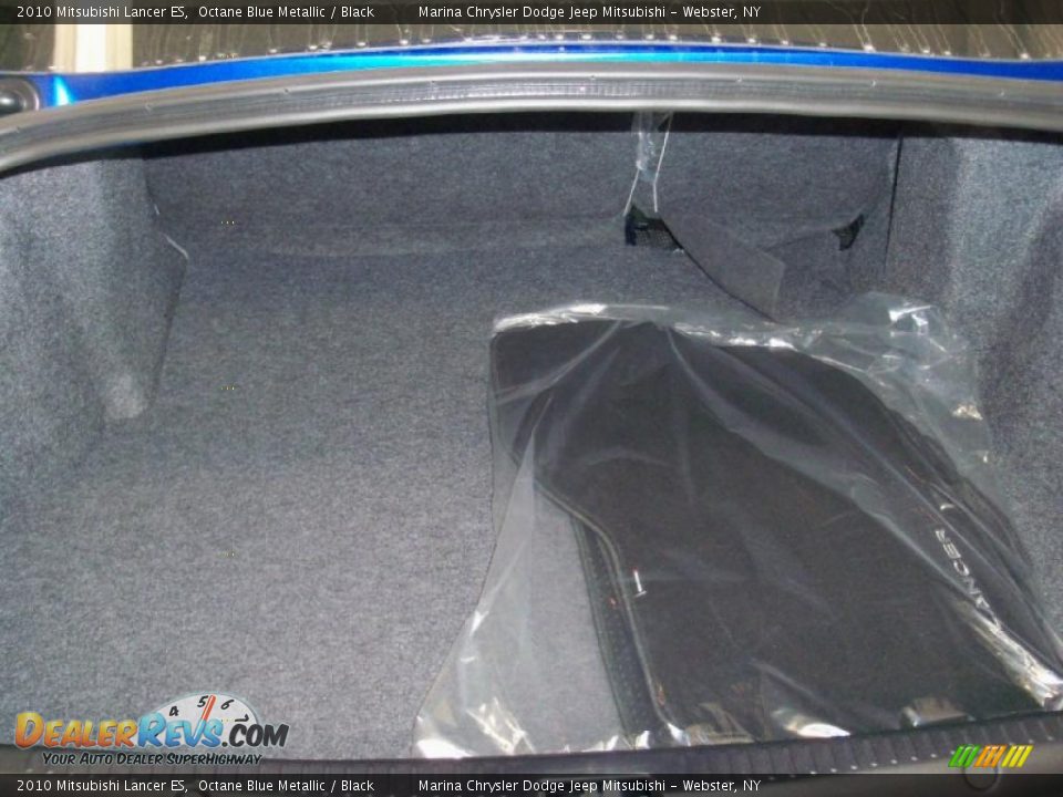 2010 Mitsubishi Lancer ES Octane Blue Metallic / Black Photo #17