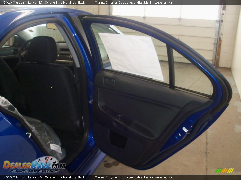 2010 Mitsubishi Lancer ES Octane Blue Metallic / Black Photo #18