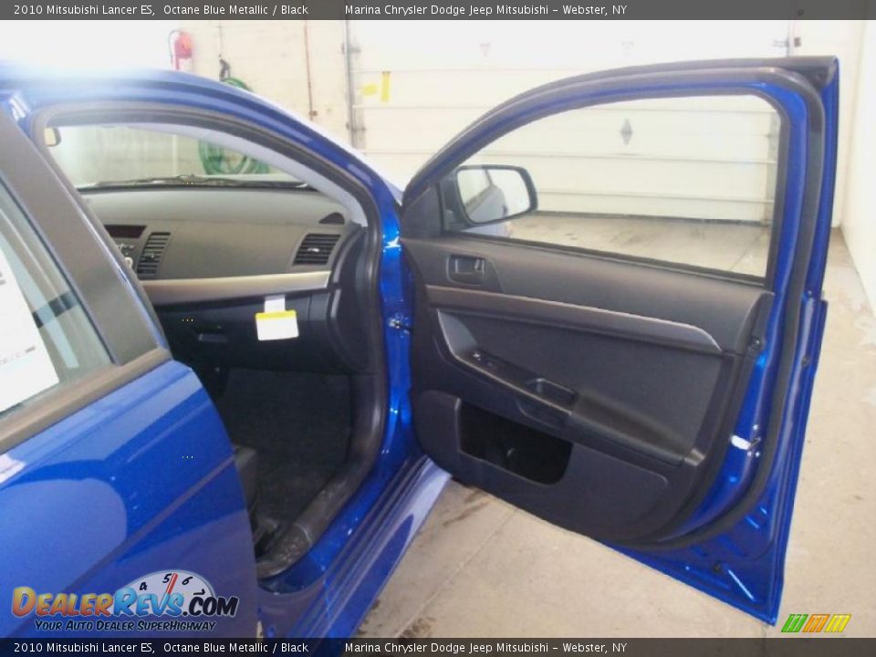 2010 Mitsubishi Lancer ES Octane Blue Metallic / Black Photo #20