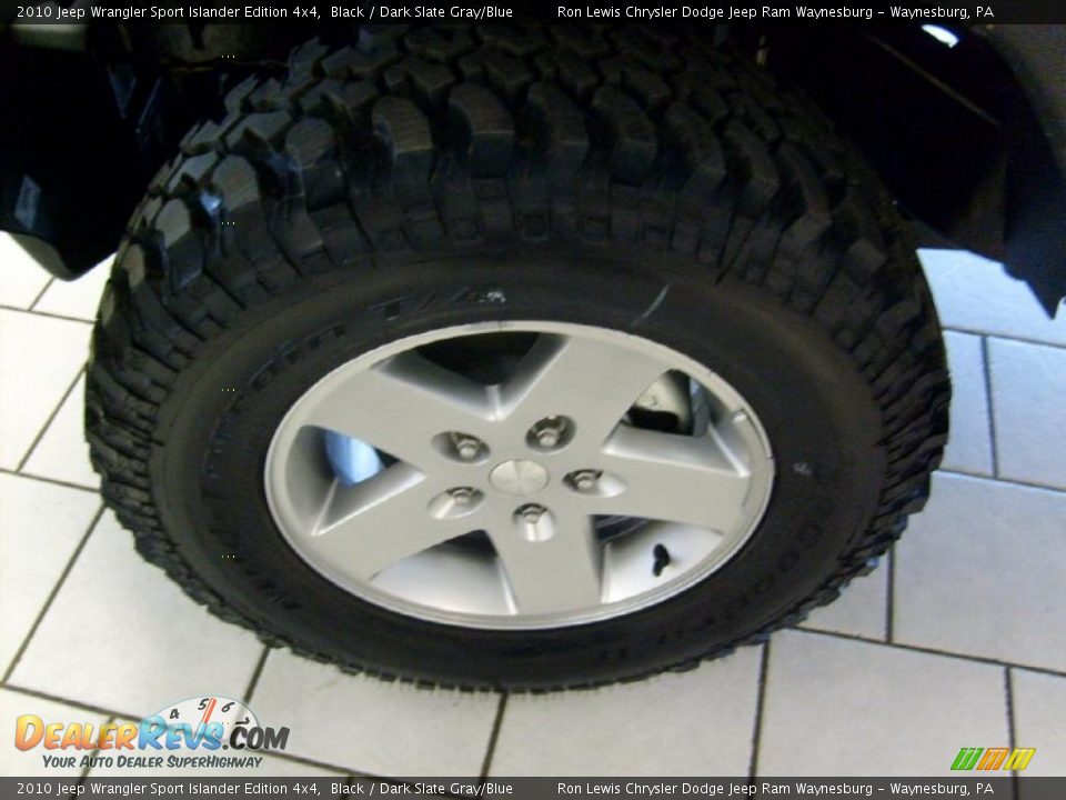 2010 Jeep Wrangler Sport Islander Edition 4x4 Black / Dark Slate Gray/Blue Photo #8