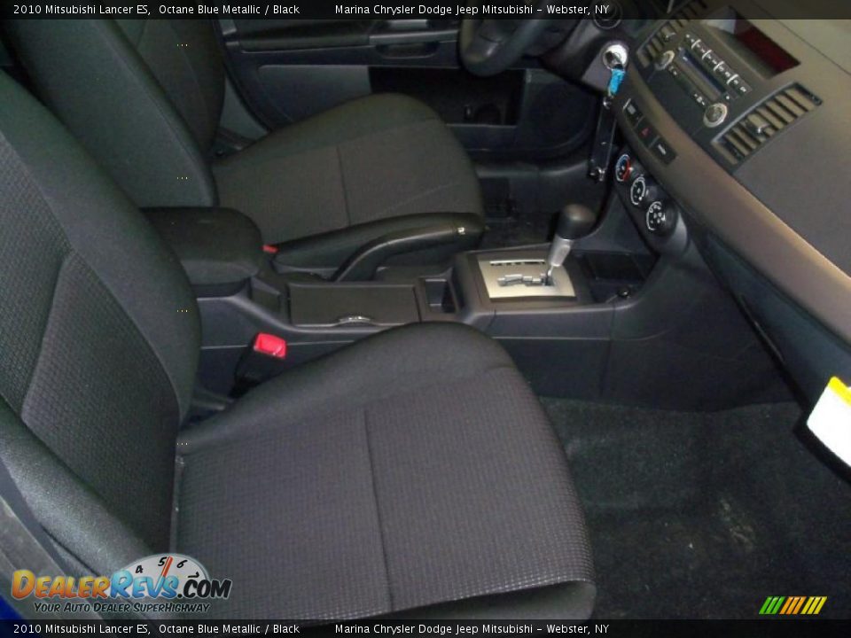 2010 Mitsubishi Lancer ES Octane Blue Metallic / Black Photo #21