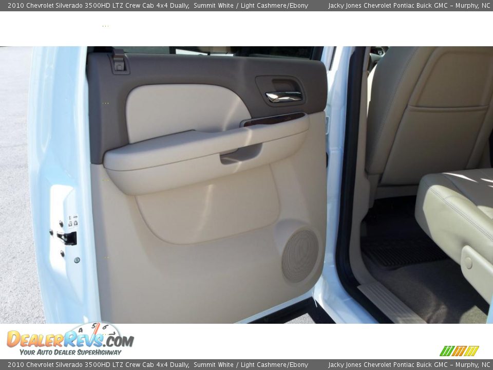 2010 Chevrolet Silverado 3500HD LTZ Crew Cab 4x4 Dually Summit White / Light Cashmere/Ebony Photo #5