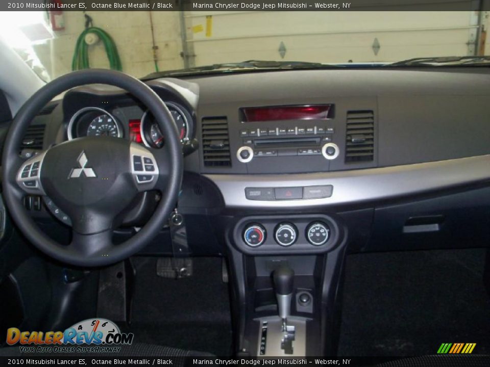 2010 Mitsubishi Lancer ES Octane Blue Metallic / Black Photo #23