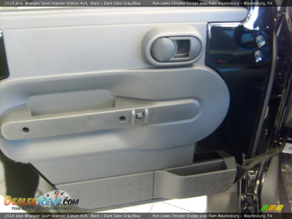 2010 Jeep Wrangler Sport Islander Edition 4x4 Black / Dark Slate Gray/Blue Photo #11
