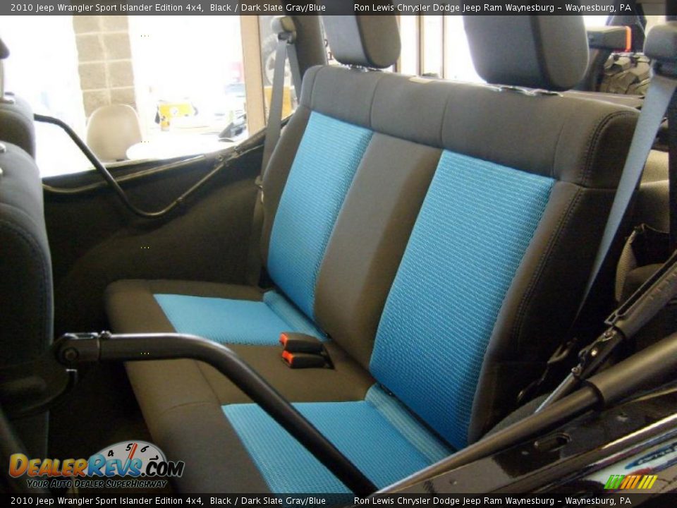 2010 Jeep Wrangler Sport Islander Edition 4x4 Black / Dark Slate Gray/Blue Photo #12