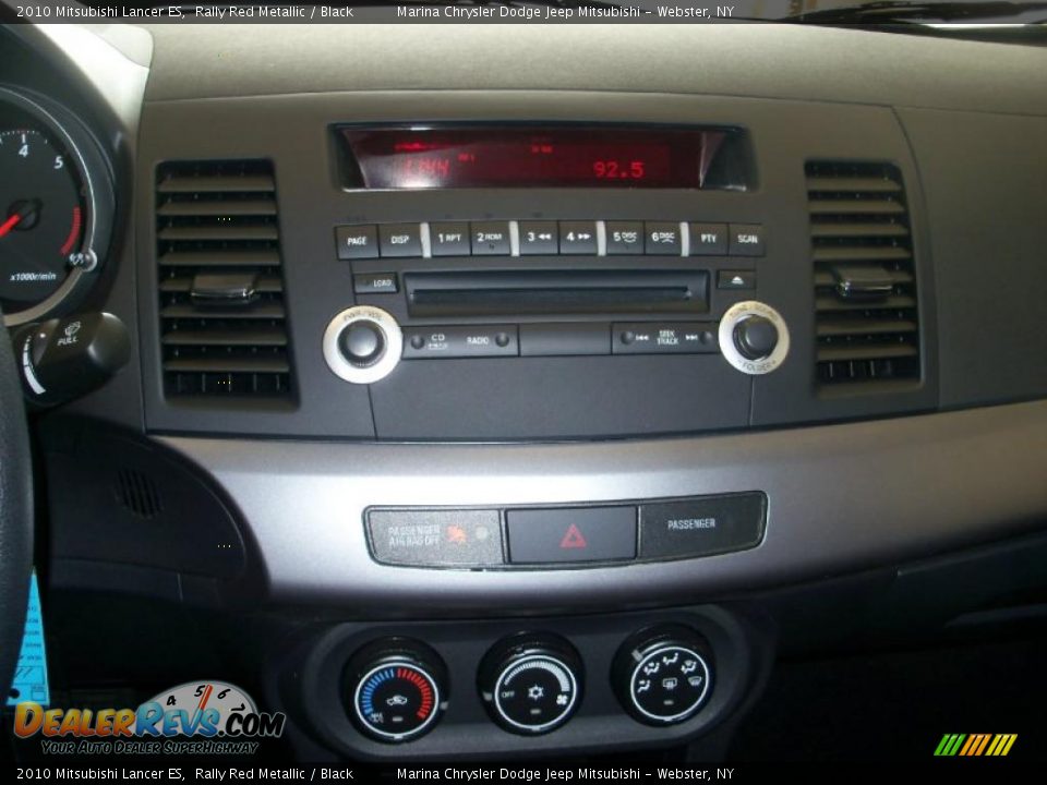 2010 Mitsubishi Lancer ES Rally Red Metallic / Black Photo #3