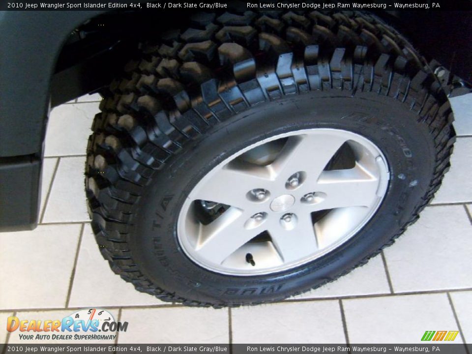 2010 Jeep Wrangler Sport Islander Edition 4x4 Black / Dark Slate Gray/Blue Photo #15