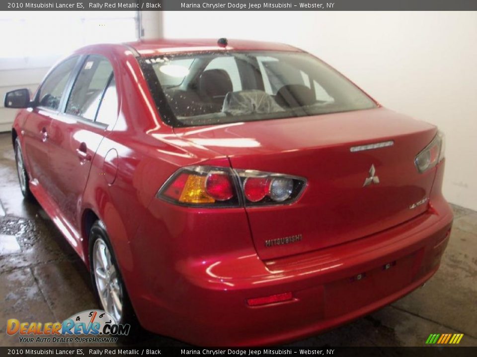 2010 Mitsubishi Lancer ES Rally Red Metallic / Black Photo #6