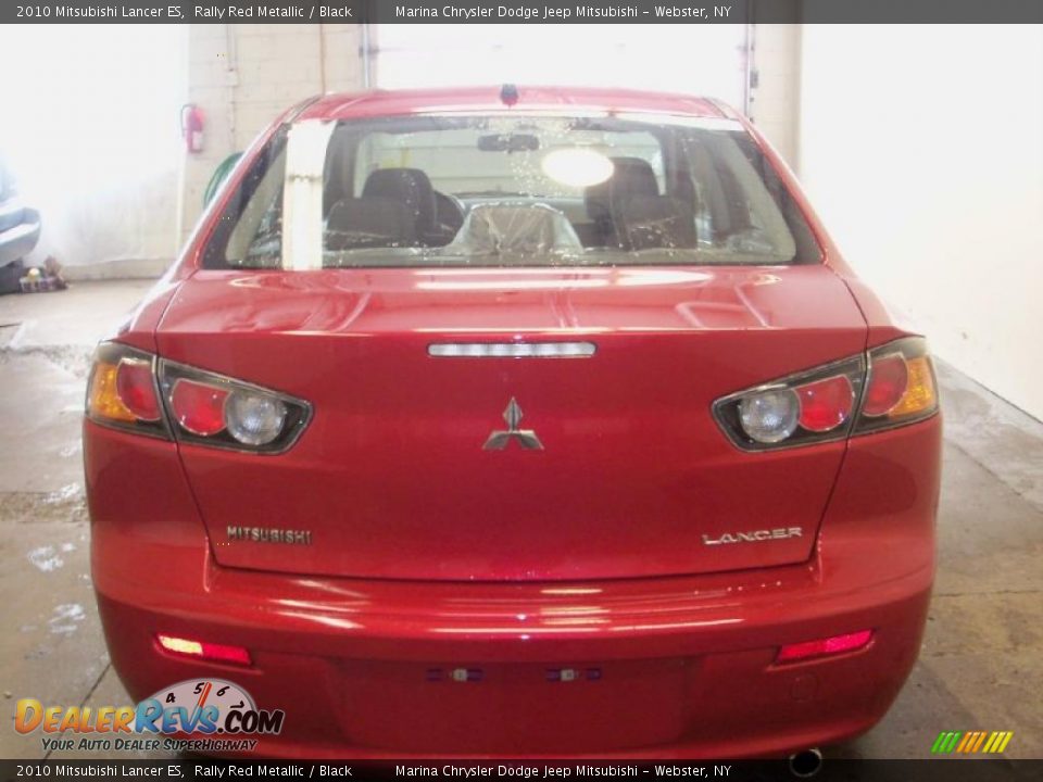 2010 Mitsubishi Lancer ES Rally Red Metallic / Black Photo #7