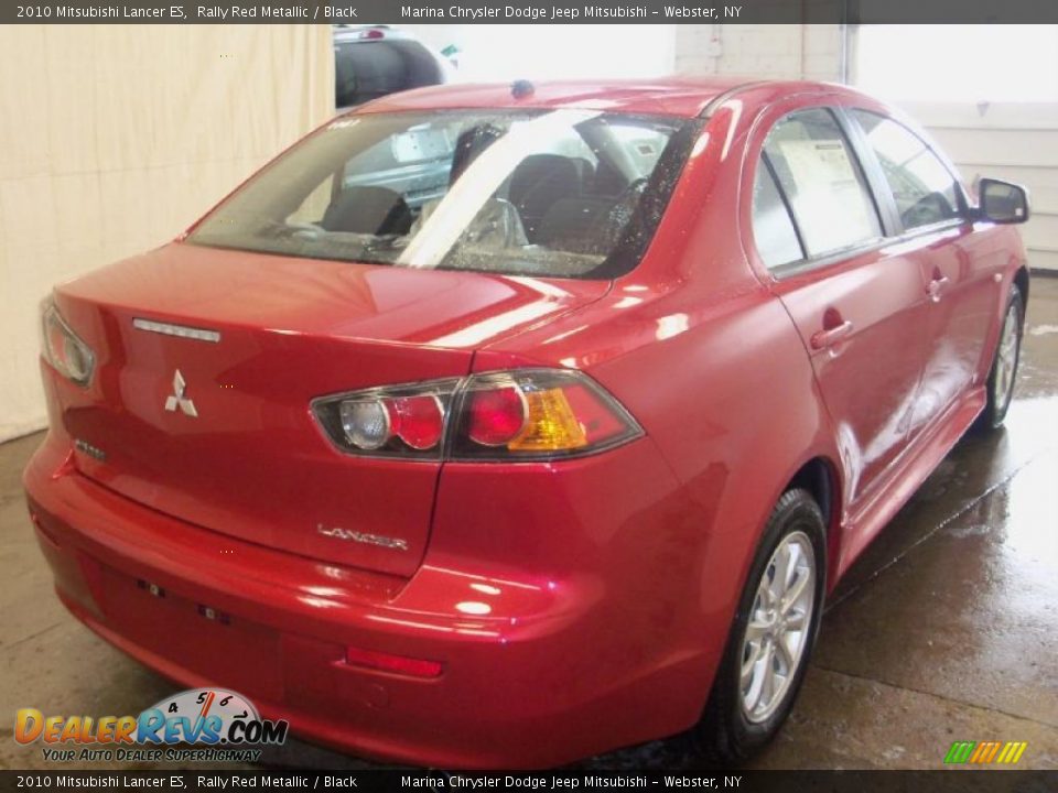 2010 Mitsubishi Lancer ES Rally Red Metallic / Black Photo #8