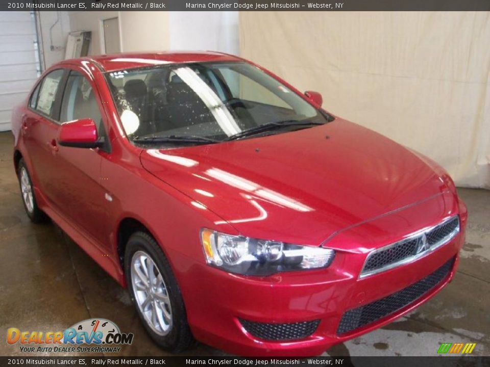 2010 Mitsubishi Lancer ES Rally Red Metallic / Black Photo #9