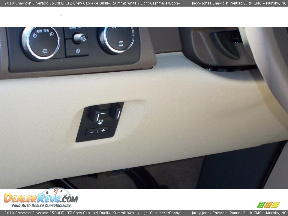 2010 Chevrolet Silverado 3500HD LTZ Crew Cab 4x4 Dually Summit White / Light Cashmere/Ebony Photo #16