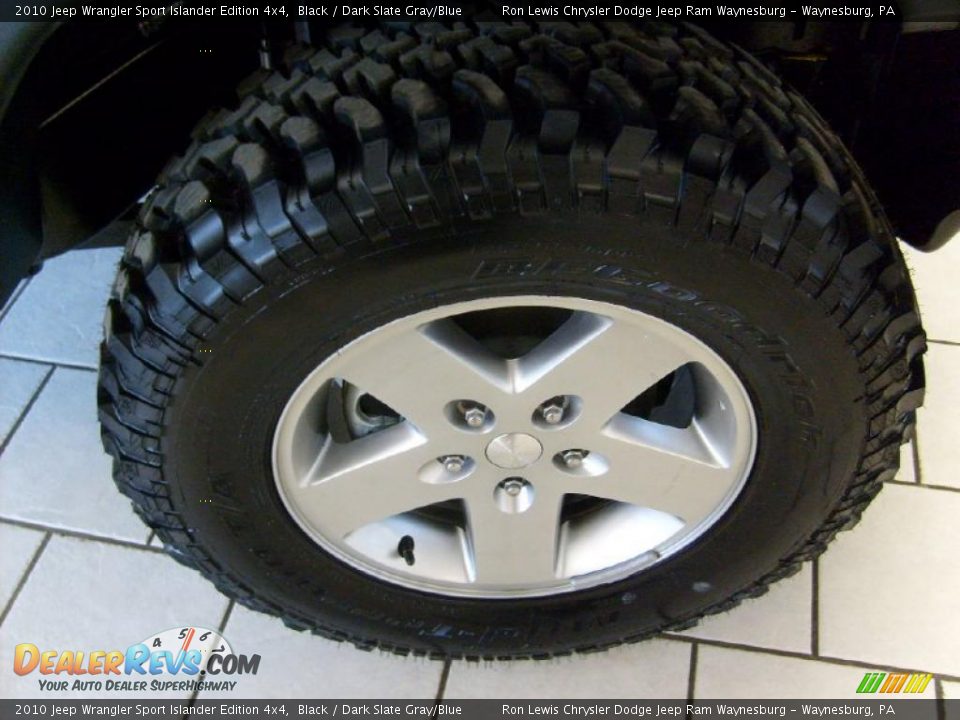 2010 Jeep Wrangler Sport Islander Edition 4x4 Black / Dark Slate Gray/Blue Photo #21