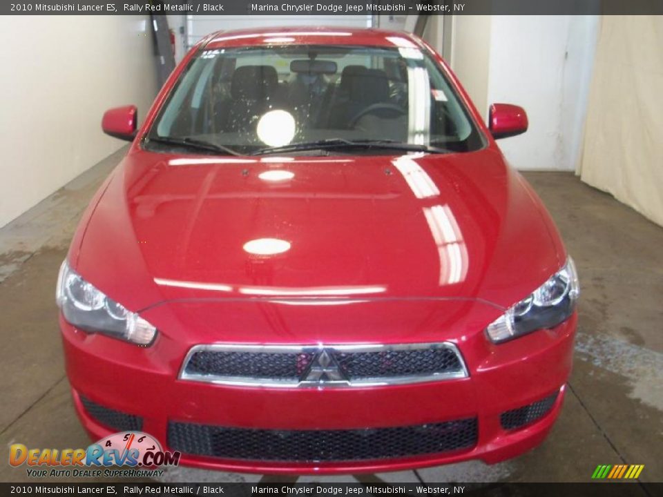 2010 Mitsubishi Lancer ES Rally Red Metallic / Black Photo #10