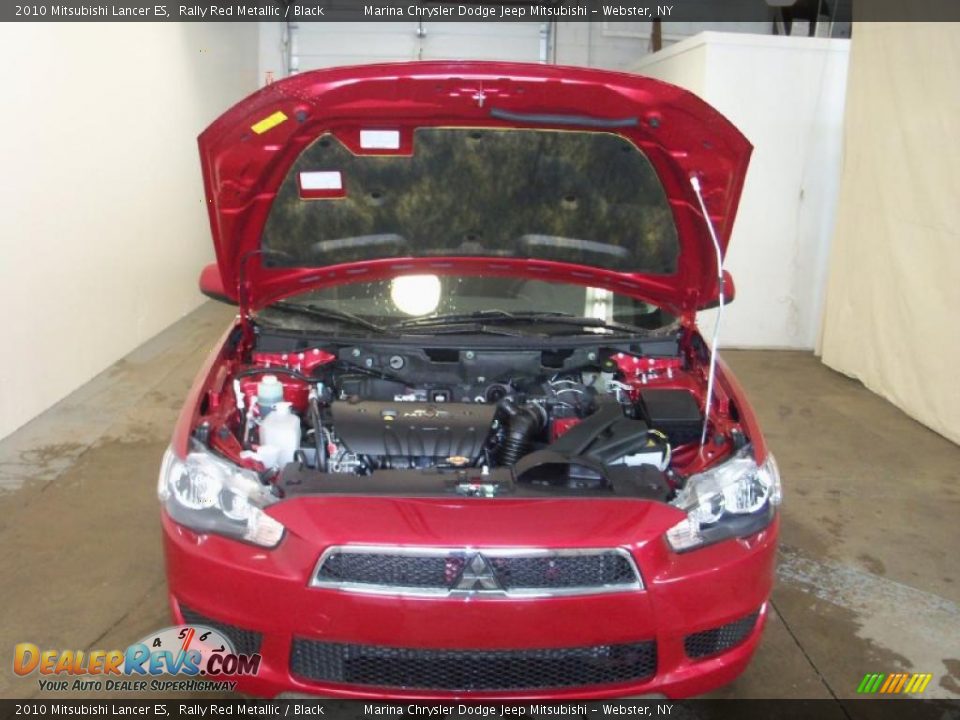 2010 Mitsubishi Lancer ES Rally Red Metallic / Black Photo #11