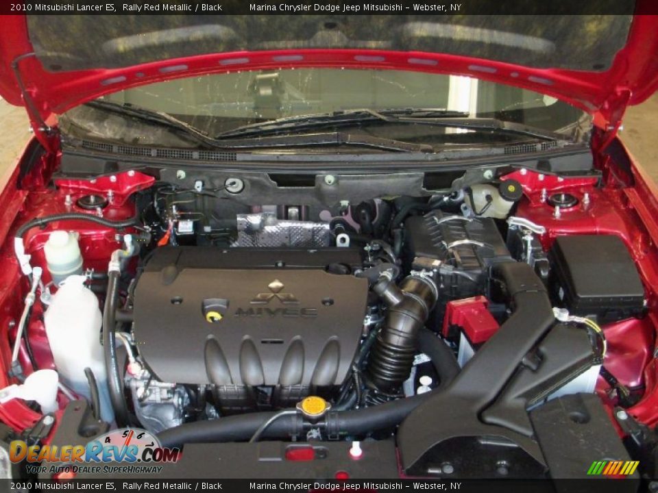 2010 Mitsubishi Lancer ES Rally Red Metallic / Black Photo #12
