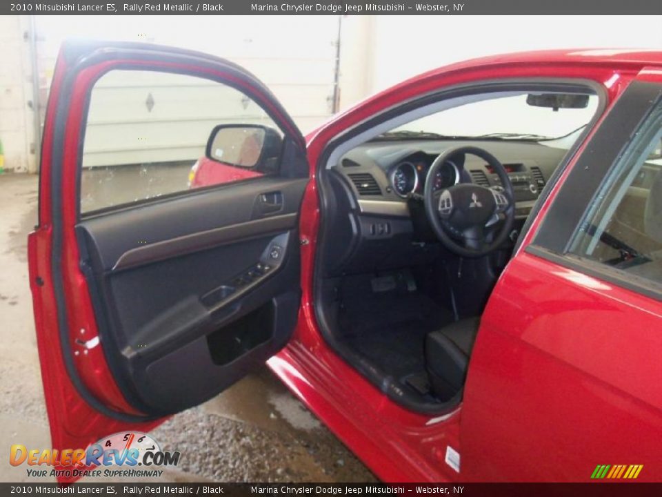 2010 Mitsubishi Lancer ES Rally Red Metallic / Black Photo #13