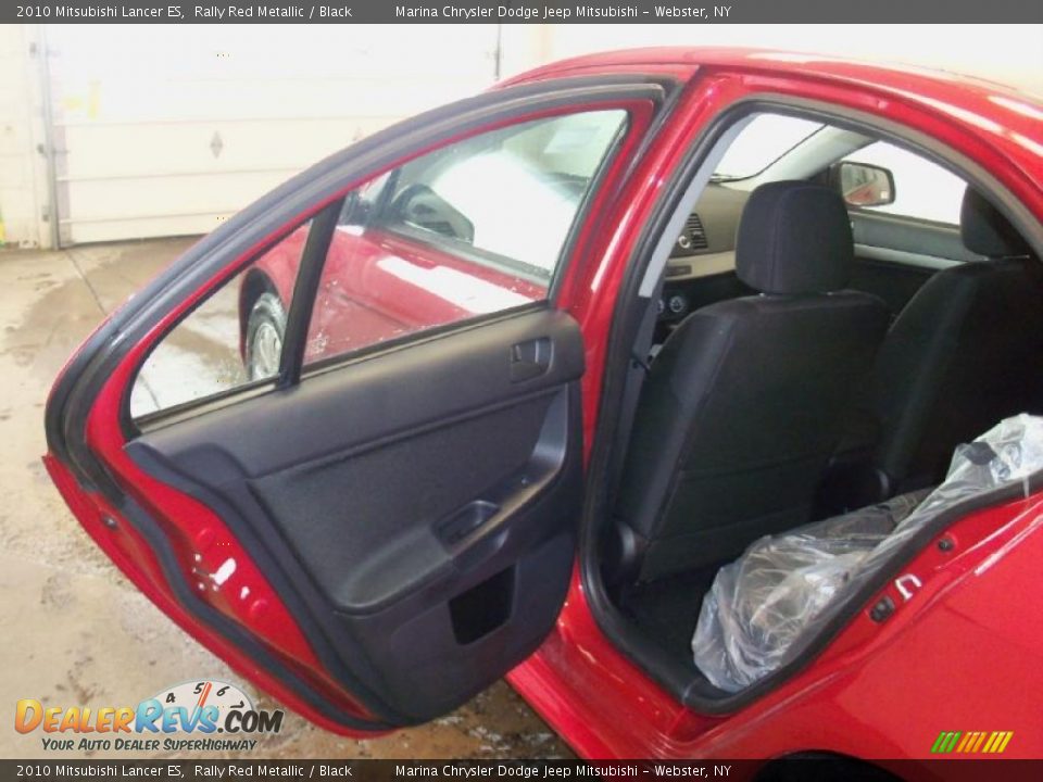 2010 Mitsubishi Lancer ES Rally Red Metallic / Black Photo #14