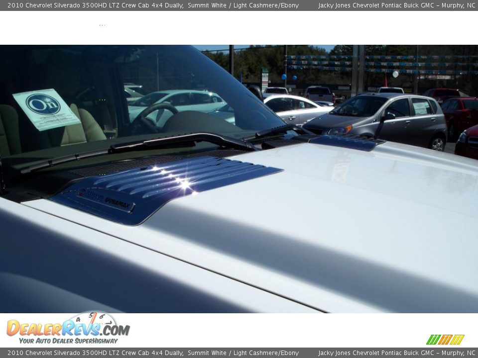 2010 Chevrolet Silverado 3500HD LTZ Crew Cab 4x4 Dually Summit White / Light Cashmere/Ebony Photo #21