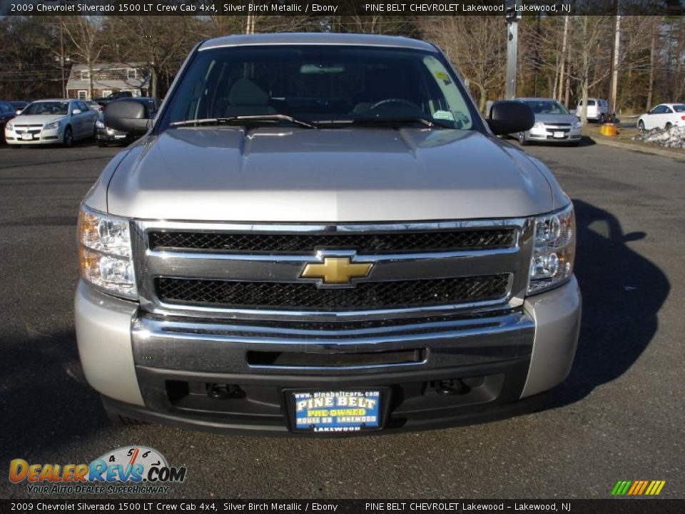 2009 Chevrolet Silverado 1500 LT Crew Cab 4x4 Silver Birch Metallic / Ebony Photo #2