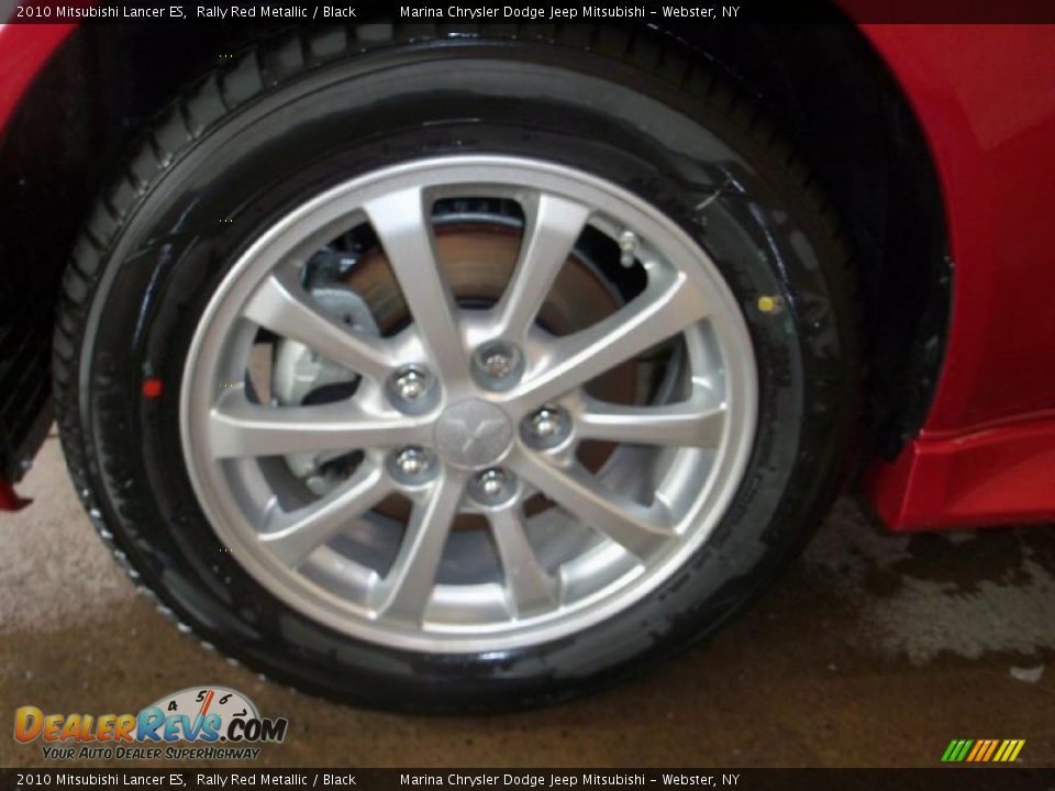 2010 Mitsubishi Lancer ES Rally Red Metallic / Black Photo #22