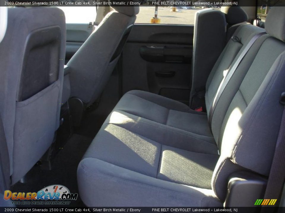 2009 Chevrolet Silverado 1500 LT Crew Cab 4x4 Silver Birch Metallic / Ebony Photo #14