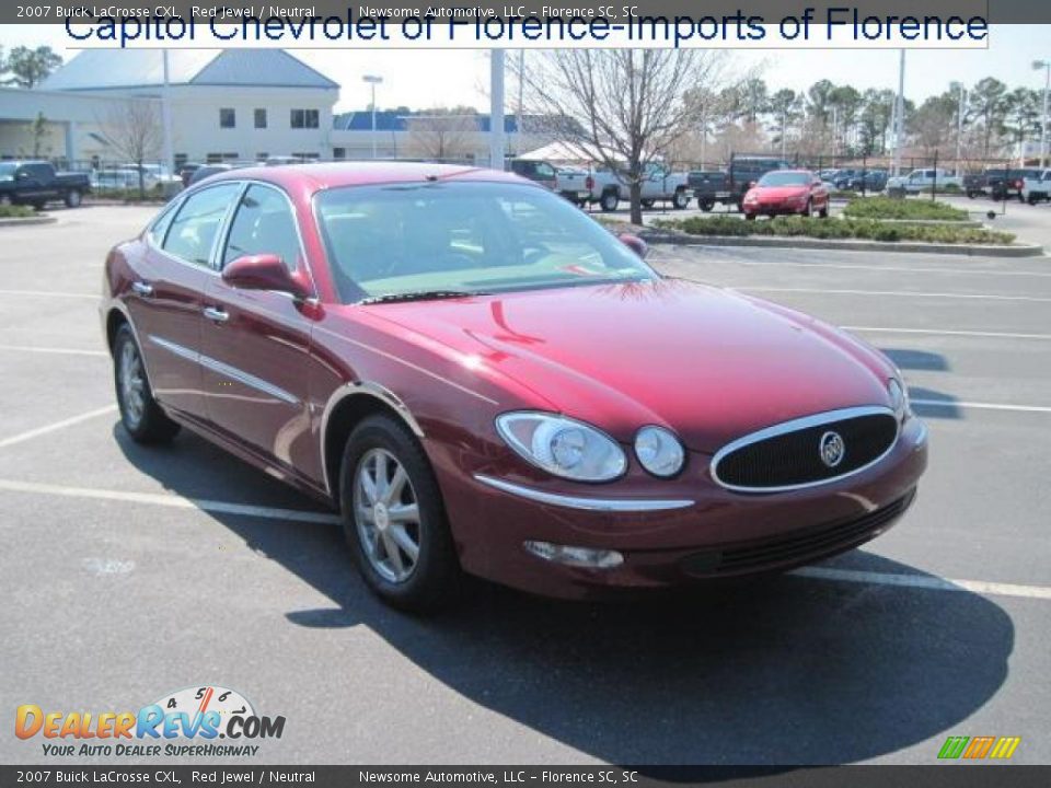 2007 Buick LaCrosse CXL Red Jewel / Neutral Photo #1