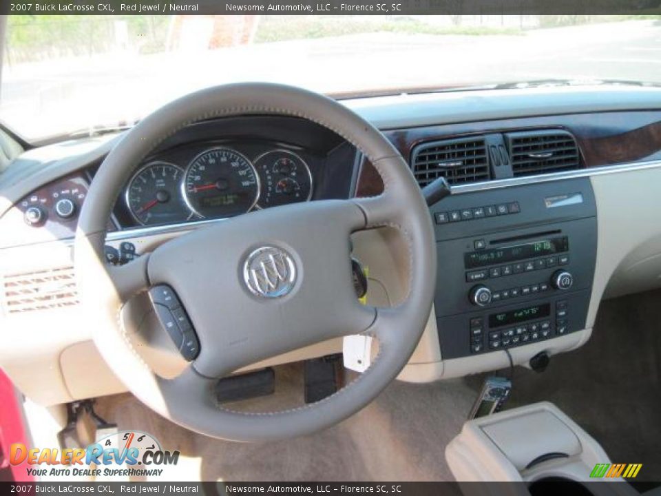 2007 Buick LaCrosse CXL Red Jewel / Neutral Photo #5