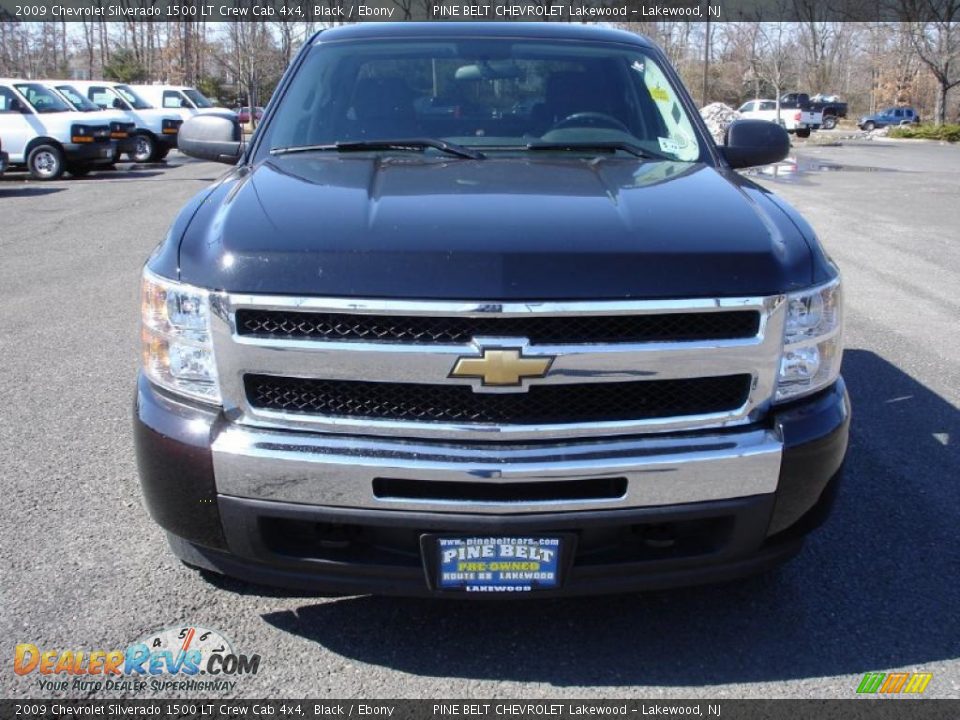 2009 Chevrolet Silverado 1500 LT Crew Cab 4x4 Black / Ebony Photo #2