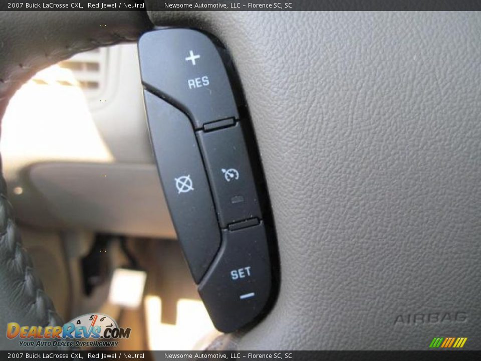 2007 Buick LaCrosse CXL Red Jewel / Neutral Photo #10