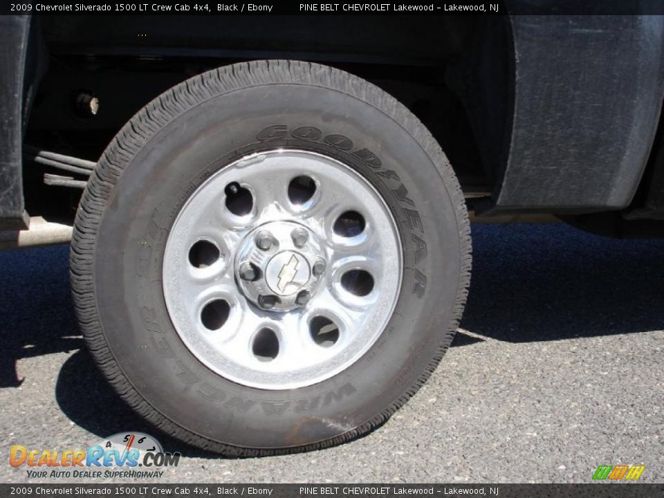 2009 Chevrolet Silverado 1500 LT Crew Cab 4x4 Black / Ebony Photo #8